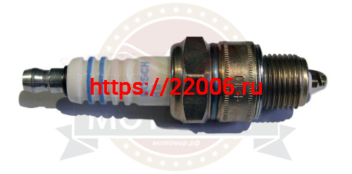 Свеча BOSCH WR7BС+ 0.8 (+10) 7997 (0 242 235 665) аналог NGK BP6HS (4511)  мото