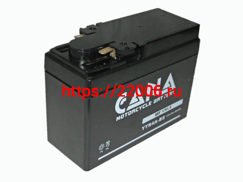 Аккумулятор CANA 12v/2,5hr YTR4A-BS (30EN, VRLA) 20 (Honda - "широкая") Аккумулятор CANA 12v/2,5hr YTR4A-BS (30EN, VRLA) 20 (Honda - "широкая")
