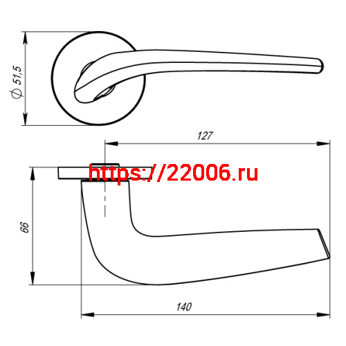 Ручка Armadillo (Армадилло) раздельная R.URS52.TWIN (TWIN URS) AB-7 бронза фото 4 Ручка Armadillo (Армадилло) раздельная R.URS52.TWIN (TWIN URS) AB-7 бронза фото 4
