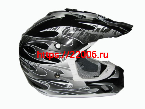 Мотошлем THH TX-12 №3 black/ white (S) Мотошлем THH TX-12 №3 black/ white (S)