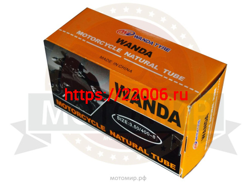 Камера 10" 5.00-10 бутил (фирм.качество), картон.короб, вентиль ТR87, WANDA Камера 10" 5.00-10 бутил (фирм.качество), картон.короб, вентиль ТR87, WANDA