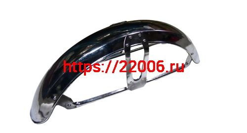 Крыло переднее Альфа, Дельта, Zodiak хром фото 2