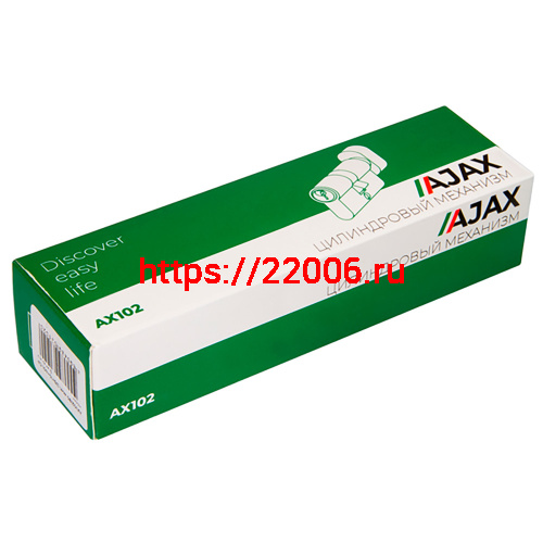 Цилиндровый Ajax (Аякс) механизм (AX100/60) AX1000Key60 (25+10+25) CP хром фото 2 Цилиндровый Ajax (Аякс) механизм (AX100/60) AX1000Key60 (25+10+25) CP хром фото 2