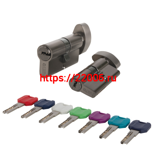 Цилиндровый Punto (Пунто) механизм MaxPro7002Knob70mm(30+10+30) GR графит 7key с вертушкой Цилиндровый Punto (Пунто) механизм MaxPro7002Knob70mm(30+10+30) GR графит 7key с вертушкой