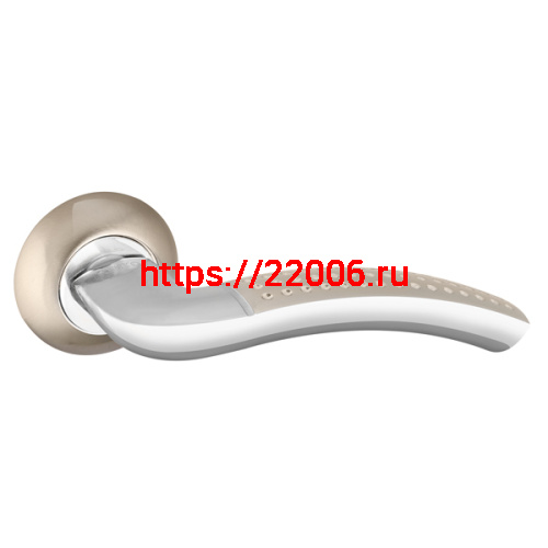 Ручка Punto (Пунто) раздельная R.TL54.LOGICA (LOGICA TL) 150mm SN/CP-3 матовый никель/хром Ручка Punto (Пунто) раздельная R.TL54.LOGICA (LOGICA TL) 150mm SN/CP-3 матовый никель/хром