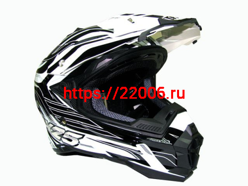 Мотошлем THH TX-25 №1 white/black (L) Мотошлем THH TX-25 №1 white/black (L)