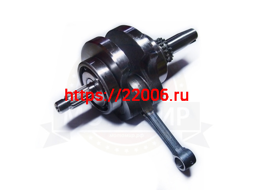 Коленвал СВ250 см3 Zongshen ZS 172FMM (+ 2 подшипника) (100066539) фото 2