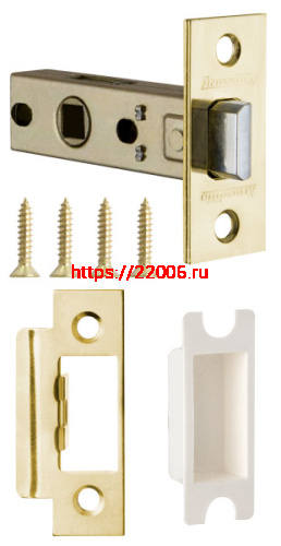 Защелка Armadillo (Армадилло) врезная LH 120-45-25 GP Золото BOX /прям/ Защелка Armadillo (Армадилло) врезная LH 120-45-25 GP Золото BOX /прям/