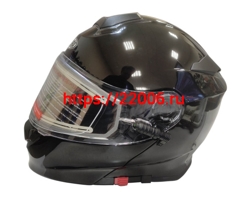 Шлем модуляр COBRA EC H271, черный глянцевый СНЕГОХОДНЫЙ, размер M фото 3 Шлем модуляр COBRA EC H271, черный глянцевый СНЕГОХОДНЫЙ, размер M фото 3