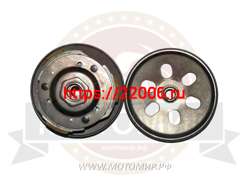 Муфта сцепления GY6-125/150, ATV в сборе  (колодки, конус ведущий) (057QMJ0-1002000H0) (НАБОР) фото 2