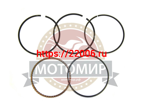 Кольца поршневые 4х такт. 65,50 мм 166FMM (НАБОР)