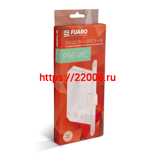 Защелка Fuaro (Фуаро) PLASTP96WC-50 (P96WC-50) SN мат.никель фото 2