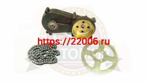 Редуктор 139F-2 с автом. сцеплением (3 к 1, + звезда 54 T8F,  + цепь 116 T8F в компл )