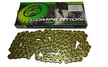 Цепь SFR (428) SFR -130 зв. тюнинг в инд. упак.(коробка), 428-130 L, цвет ЗОЛОТО (Crossfire, Bitrix