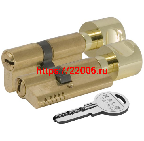 Цилиндровый механизм Kale kilit (Кале килит) с вертушкой 164 OBS SCE/80 (30+10+40) mm латунь 5 кл. new фото 3