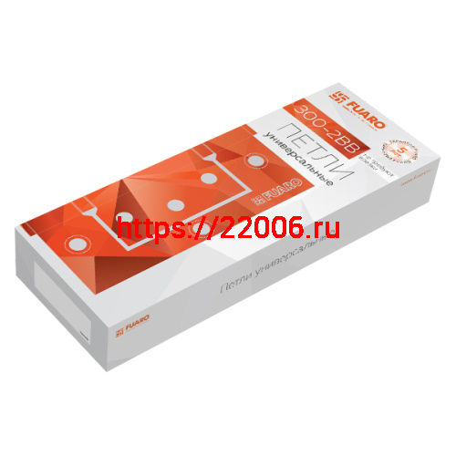 Петля Fuaro (Фуаро) универсальная без врезки IN4300W CP (300-2BB 100x2) (хром) фото 2 Петля Fuaro (Фуаро) универсальная без врезки IN4300W CP (300-2BB 100x2) (хром) фото 2