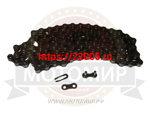 Цепь Вело 112 звеньев, КМС фирменная Z410А, 1 ск. Цепь Вело 112 звеньев, КМС фирменная Z410А, 1 ск.