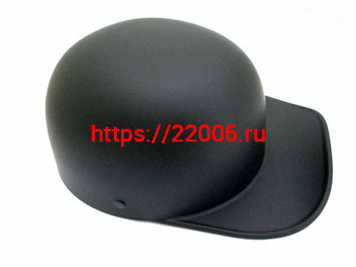 Мотошлем кепка (черный матовый) (M)