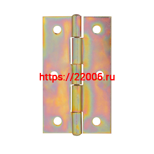 Петля Ajax (Аякс) карточная универсальная LM/IN40x75x1,2U YZN желтый цинк (2 шт) Петля Ajax (Аякс) карточная универсальная LM/IN40x75x1,2U YZN желтый цинк (2 шт)