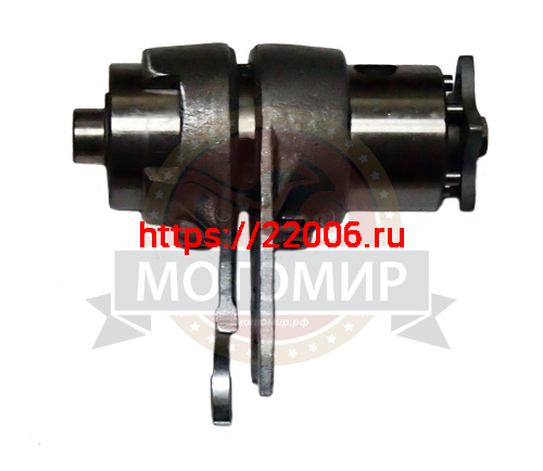 Вал червячный п/п (копирный) 1P56 FMJ-2 в сборе с вилками (Е14-1) (НАБОР)