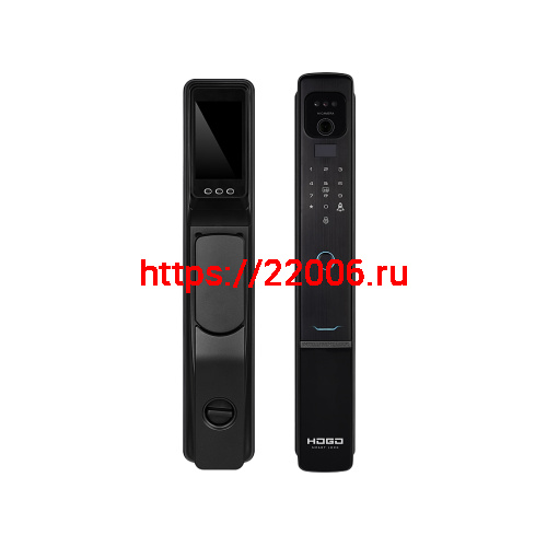 Замок врезной электронный Hogo V05 с распознаванием лица, черный фото 4 Замок врезной электронный Hogo V05 с распознаванием лица, черный фото 4