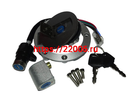 Замок зажигания RUBIKON SPORT/STREET/STREET LED (+замок крышки бензобака+замок противоугонный) Замок зажигания RUBIKON SPORT/STREET/STREET LED (+замок крышки бензобака+замок противоугонный)