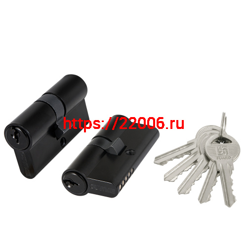 Цилиндровый Fuaro (Фуаро) механизм (100 ZA/70) 1000ZAKey70(30+10+30) BL черный 5Key Цилиндровый Fuaro (Фуаро) механизм (100 ZA/70) 1000ZAKey70(30+10+30) BL черный 5Key
