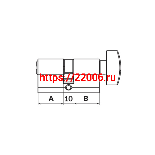 Цилиндровый Punto (Пунто) механизм MaxPro7002Knob52mm(21+10+21) SSG сатин.золото 7key с вертушкой фото 3 Цилиндровый Punto (Пунто) механизм MaxPro7002Knob52mm(21+10+21) SSG сатин.золото 7key с вертушкой фото 3