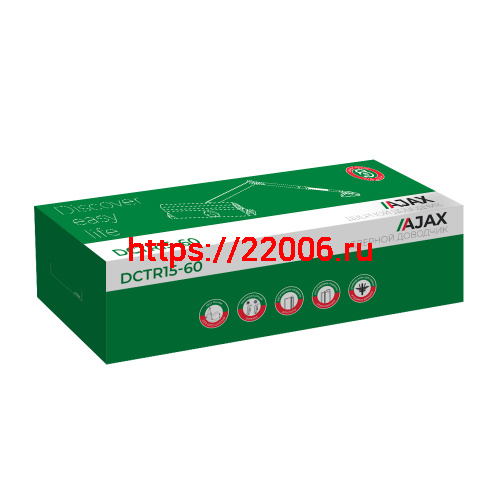 Доводчик Ajax (Аякс) дверной DCTR15-60 (TDR-60) 15-60кг AL алюминий фото 3