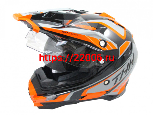 Мотошлем THH TX-27 №3 black/orange (M) Мотошлем THH TX-27 №3 black/orange (M)