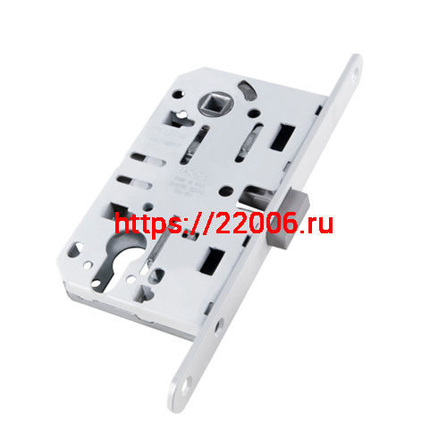 Корпус AGB (АГБ) врезного замка магнитный под цилиндр MEDIANA POLARIS B06103.50.FM (белый) Корпус AGB (АГБ) врезного замка магнитный под цилиндр MEDIANA POLARIS B06103.50.FM (белый)