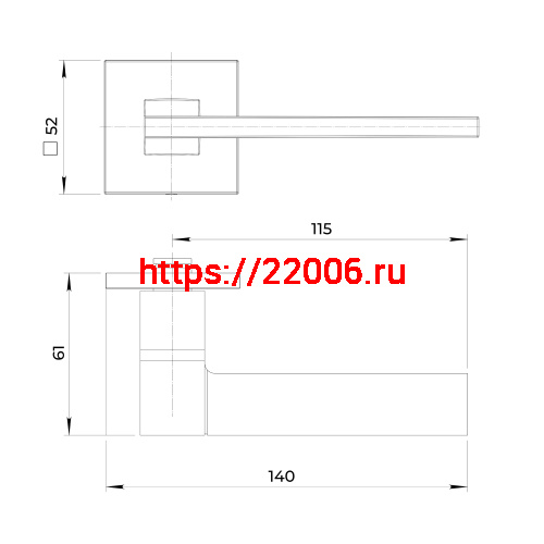 Ручка Ajax (Аякс) раздельная K.JS51.SENSA SN-3 матовый никель фото 3 Ручка Ajax (Аякс) раздельная K.JS51.SENSA SN-3 матовый никель фото 3