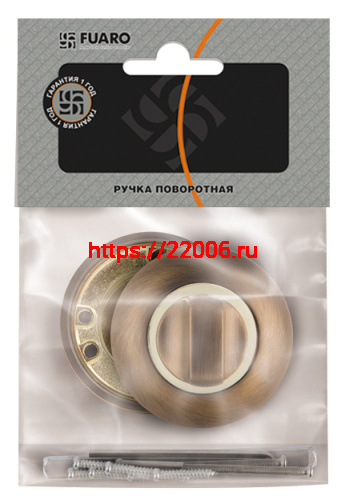Ручка Fuaro (Фуаро) поворотная BK6.R.RM54 (BK6 RM) ABG-6 зелёная бронза фото 2