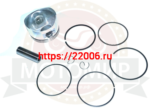 Поршень 50,00 мм 4 такт. Delta 100 см3 (кольца, палец, стопорн. кольца) STD фото 2 Поршень 50,00 мм 4 такт. Delta 100 см3 (кольца, палец, стопорн. кольца) STD фото 2
