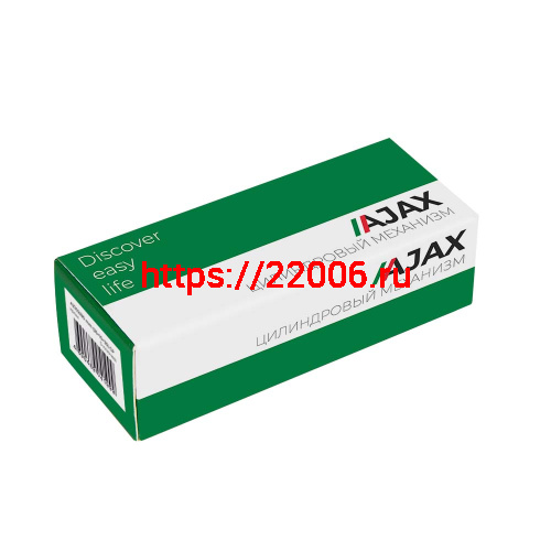 Цилиндровый Ajax (Аякс) механизм (AZ100/100) AZ1000Key100 (40+10+50) CP хром фото 2