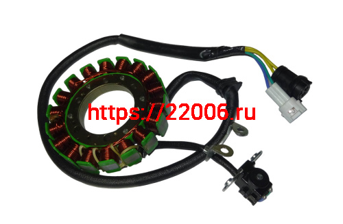 Зажигание 185 YMQ голое (без маховика) (статор) (18 катушек) фото 3