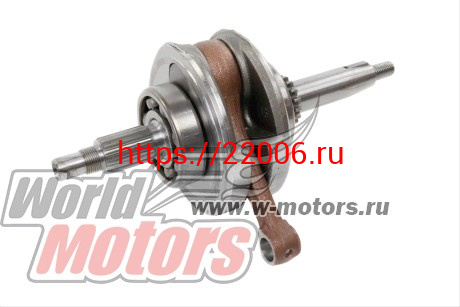 Коленвал 1P60FMJ (YX150,W150-2, WD150) шестерня 16 зубов, ход поршня 53 мм Коленвал 1P60FMJ (YX150,W150-2, WD150) шестерня 16 зубов, ход поршня 53 мм