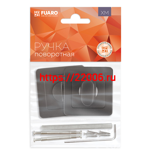 Ручка Fuaro (Фуаро) поворотная BK6.K.XM52 (BK6 XM) GR-23 графит фото 2 Ручка Fuaro (Фуаро) поворотная BK6.K.XM52 (BK6 XM) GR-23 графит фото 2