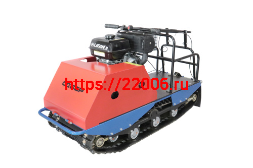 Мотобуксировщик 15 л.с. Север-Э (3 тел.) дв. HEMEN эл./зап., вариатор "Сафари", катковая подв., комплектация без аккумулятора