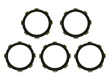 Диск сцепления YX140-160 ферридо YBR125  Хантер d91*118мм (компл. 5 шт.) (НАБОР)