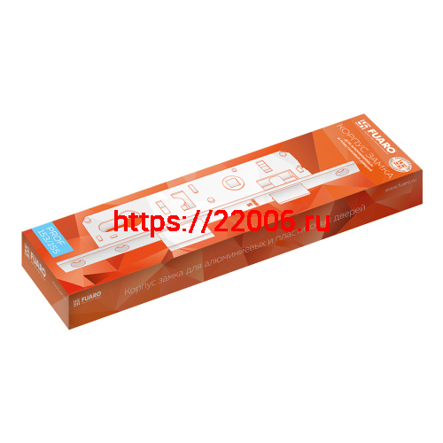 Корпус Fuaro (Фуаро) узкопрофильного замка с защелкой PROF153-30/85 (153-30/85) CP хром фото 2