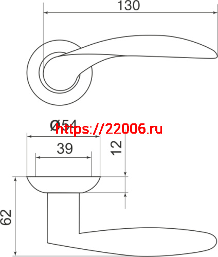 Ручка Armadillo (Армадилло) раздельная Diona LD20-1AB/GP-7 бронза/золото фото 3 Ручка Armadillo (Армадилло) раздельная Diona LD20-1AB/GP-7 бронза/золото фото 3