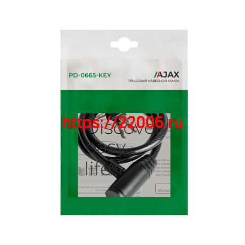 Замок Ajax (Аякс) навесной PD-0665-KEY фото 2 Замок Ajax (Аякс) навесной PD-0665-KEY фото 2