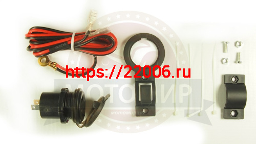 Гнездо USB с выключателем и вольтметром, 587