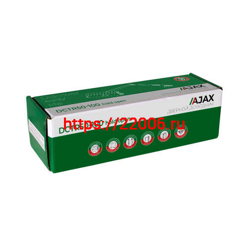 Доводчик Ajax (Аякс) дверной DCTR50-100 (TDR-100) 50-100кг AL алюминий фото 2 Доводчик Ajax (Аякс) дверной DCTR50-100 (TDR-100) 50-100кг AL алюминий фото 2