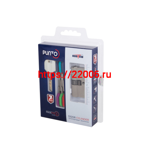 Цилиндровый Punto (Пунто) механизм MaxPro7000Key60mm(25+10+25) SN никель 7key фото 2