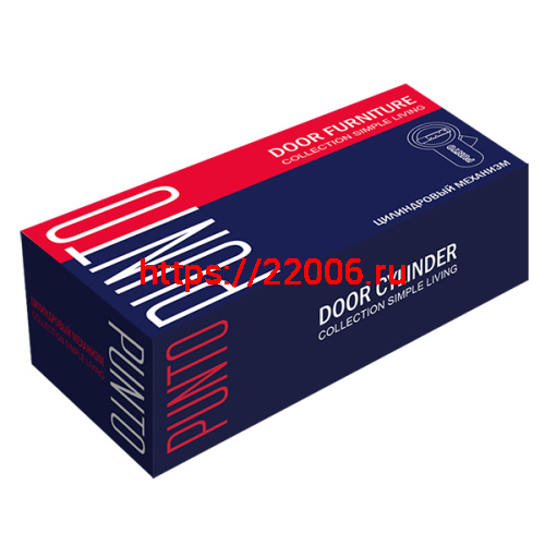 Цилиндровый Punto (Пунто) механизм (A202/100) A2002Knob100(40+10+50) с вертушкой SN никель фото 2