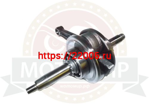 Коленвал Zodiak 90 (Delta, Альфа, 90сс) палец13мм., в сборе с подш. фото 2