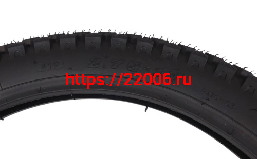 Покрышка 17" 2.75-17 Р270, без камеры, мопед, WANDA фото 3