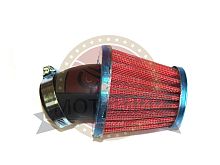 Фильтр воздушный нулевого сопротивления (1) КОНУС 72мм (d=28 мм) под углом 45 гр. АТВ,Мопед, Скутер